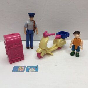 Vintage Fisher Price Sweet Street Mailman Postman Mailbox Town Little Tykes Boy